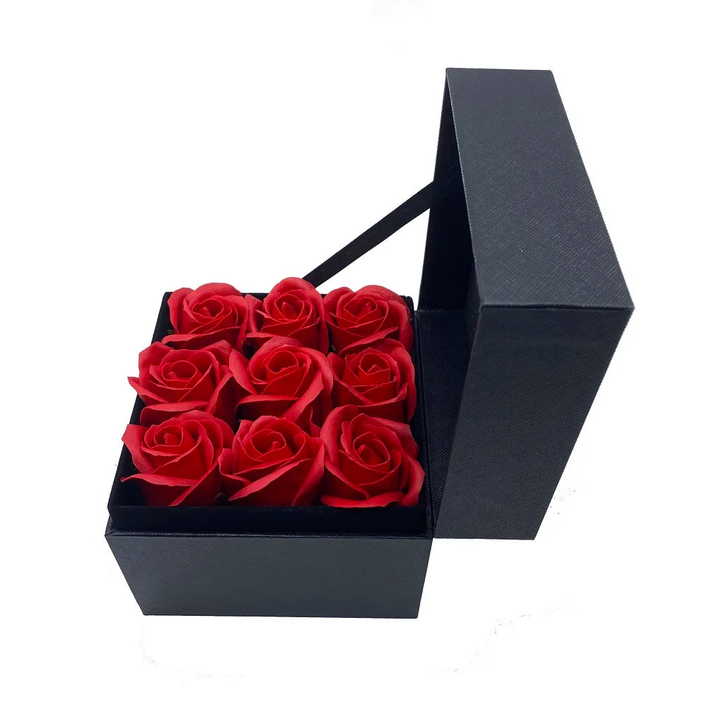 Video Box With 9 Eternal roses